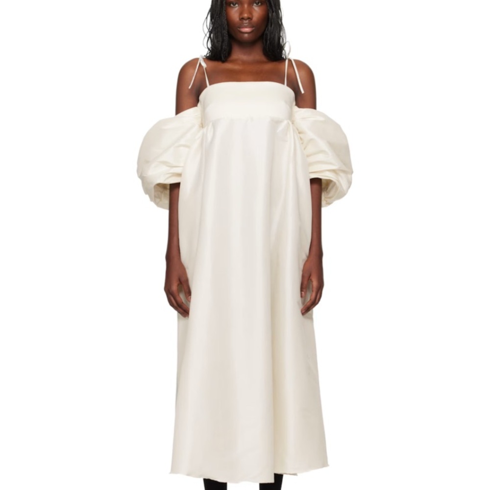 KIKA VARGAS ROBERTA MIDI DRESS